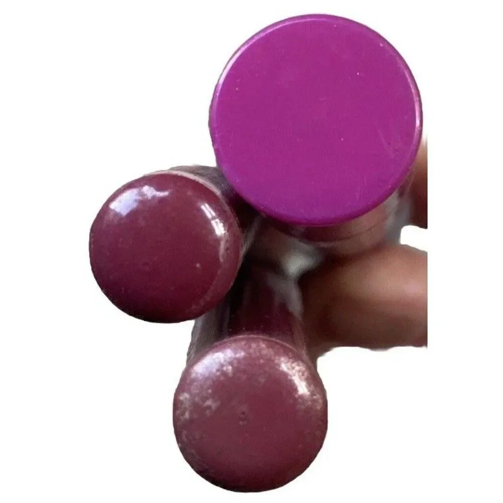 L.A. Colors Chunky Lip Pencil Burgundy Wine Lot If 3 New Sealed